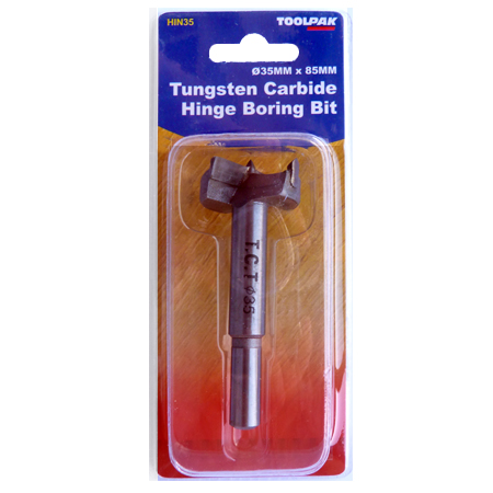 Hinge Boring bit 35mm Tungsten Carbide Toolpak 